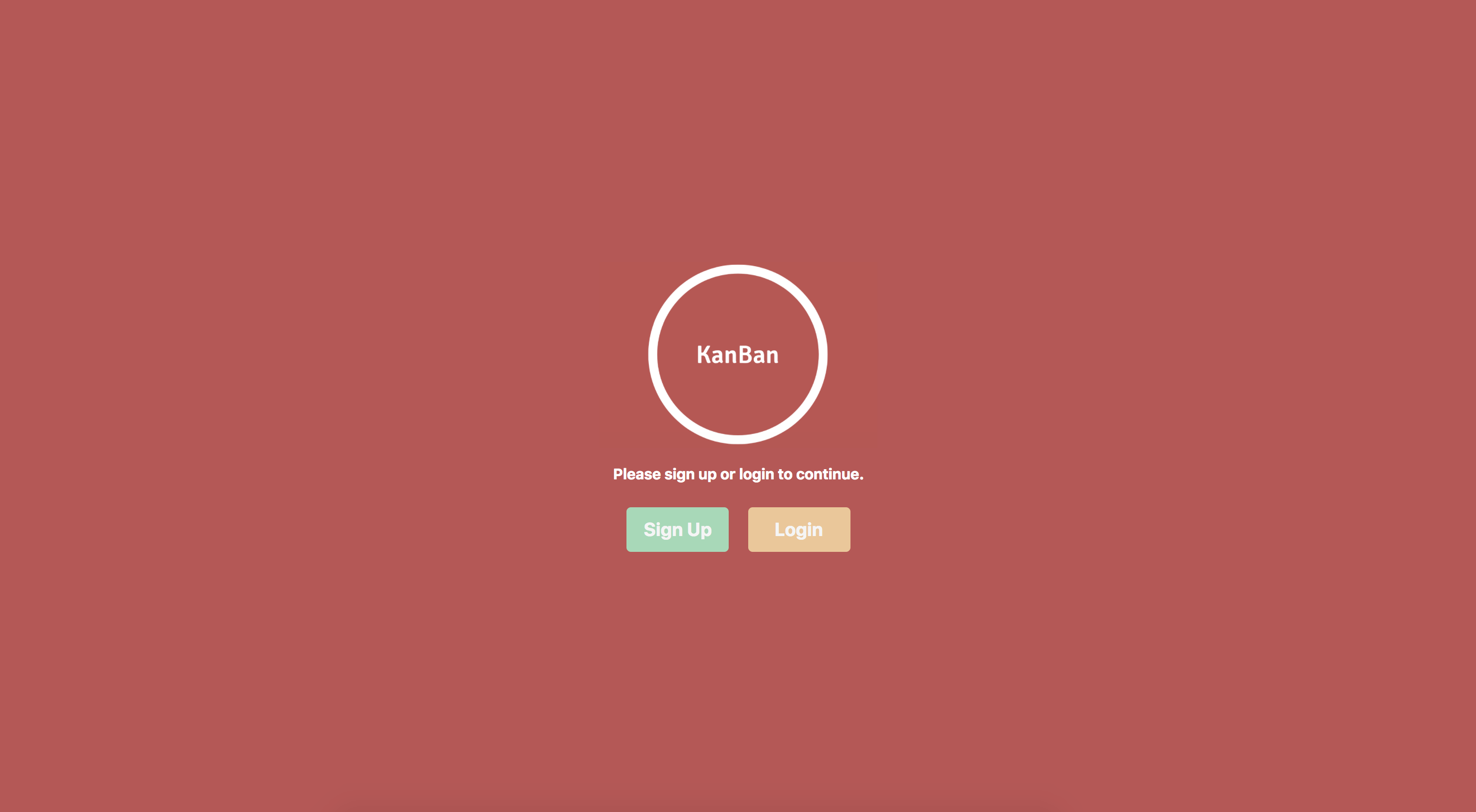 KanBan screenshot